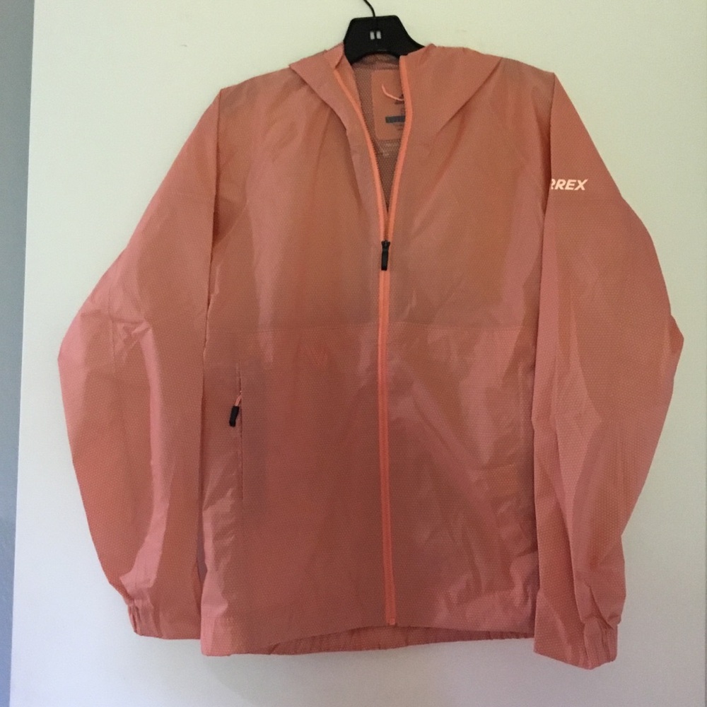 Adidas Coral Terrex Zip Jacket.  Like new condition